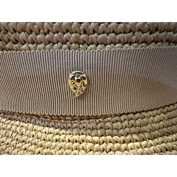 Helen Kaminski Women's Adjustable Raffia Straw Hat One Size Luxury Accessories - Picture 4 of 8